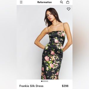 Brand new Reformation dress with tags on it